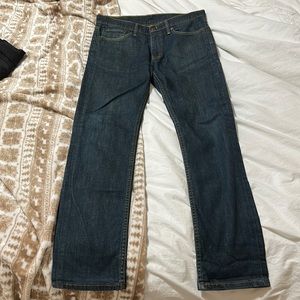 Men’s Levi jeans.